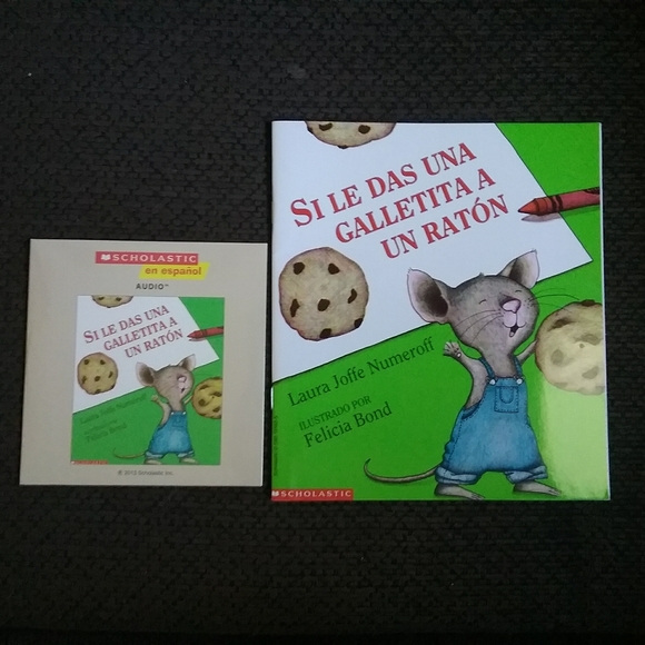 Spanish version of If you give a mouse a cookie with Audio CD - Picture 1 of 3